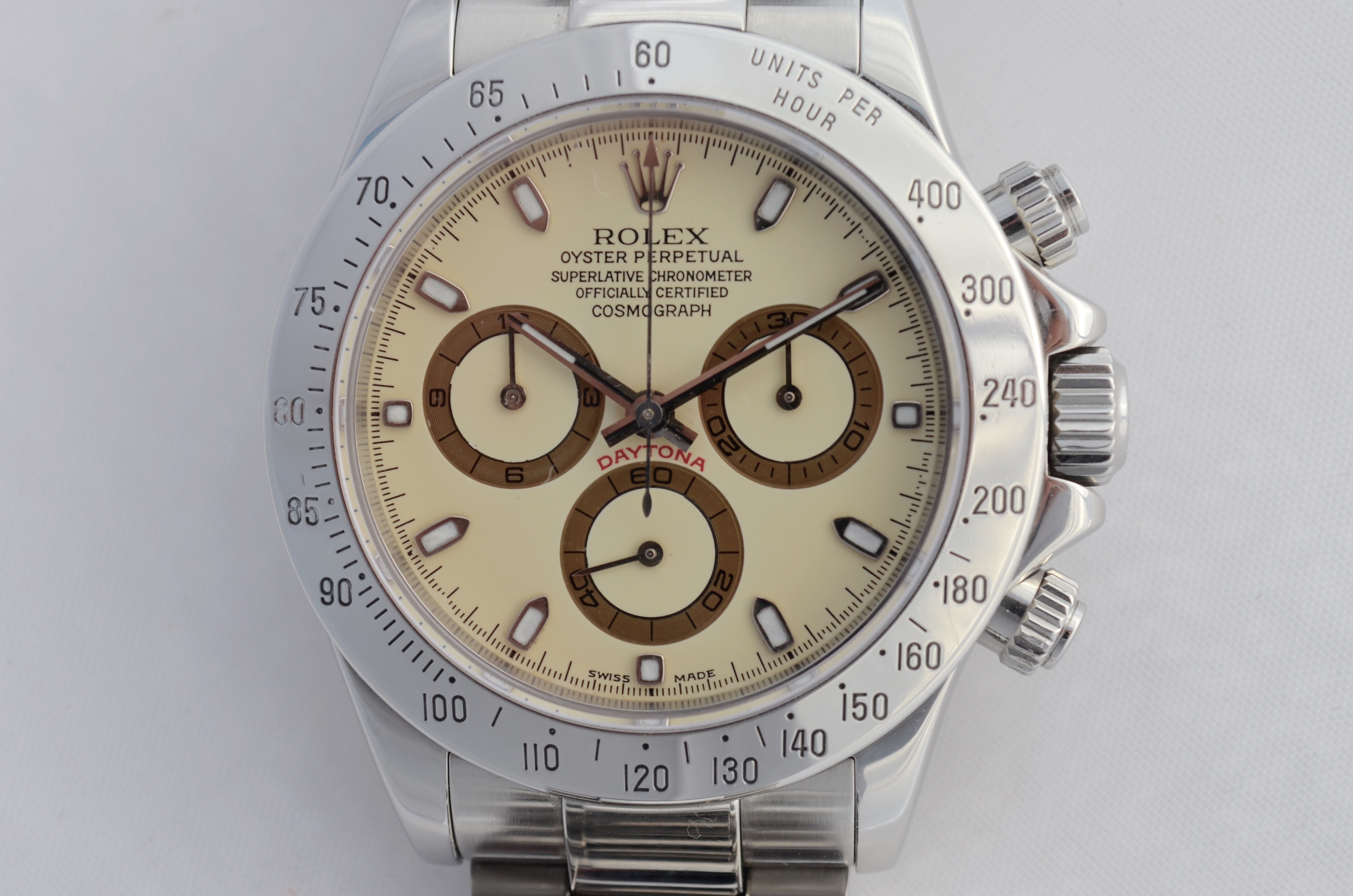 rolex daytona cream dial