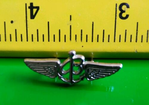 GENUINE BREITLING Swiss watch emblem logo tie hat pin silver captain B wings WatchCharts Marketplace