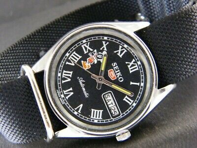 VINTAGE SEIKO 5 AUTOMATIC MICKEY MOUSE JAPAN MEN S D D WATCH 241