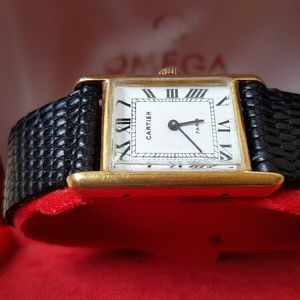 Cartier Tank Louis Cartier Lady Gold 18K Mechanical Paris Dial Vintage - Watch Rapport
