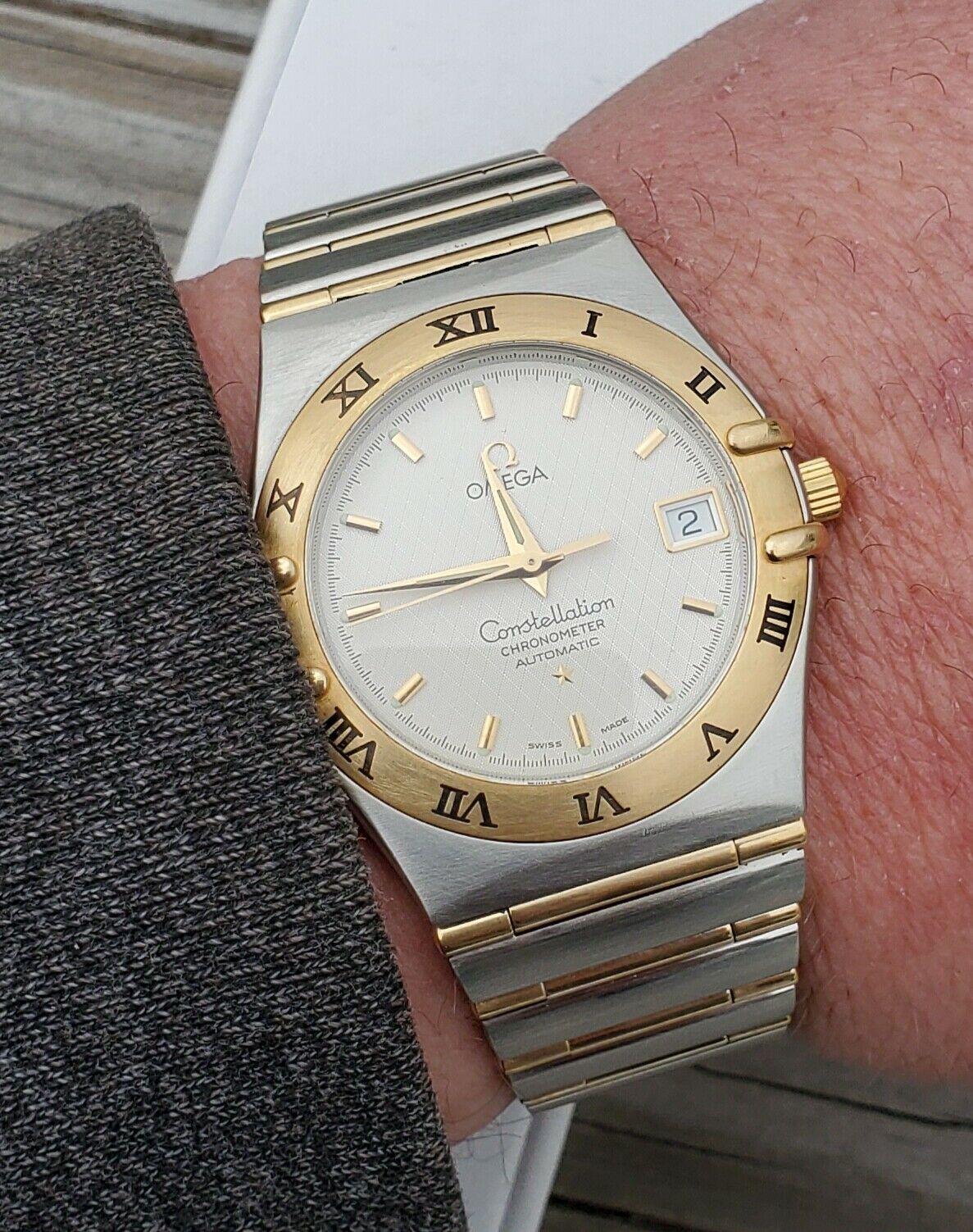 2006 OMEGA CONSTELLATION AUTOMATIC 18K SS WRISTWATCH 23J cal 1120 ref 368.1201 WatchCharts Marketplace