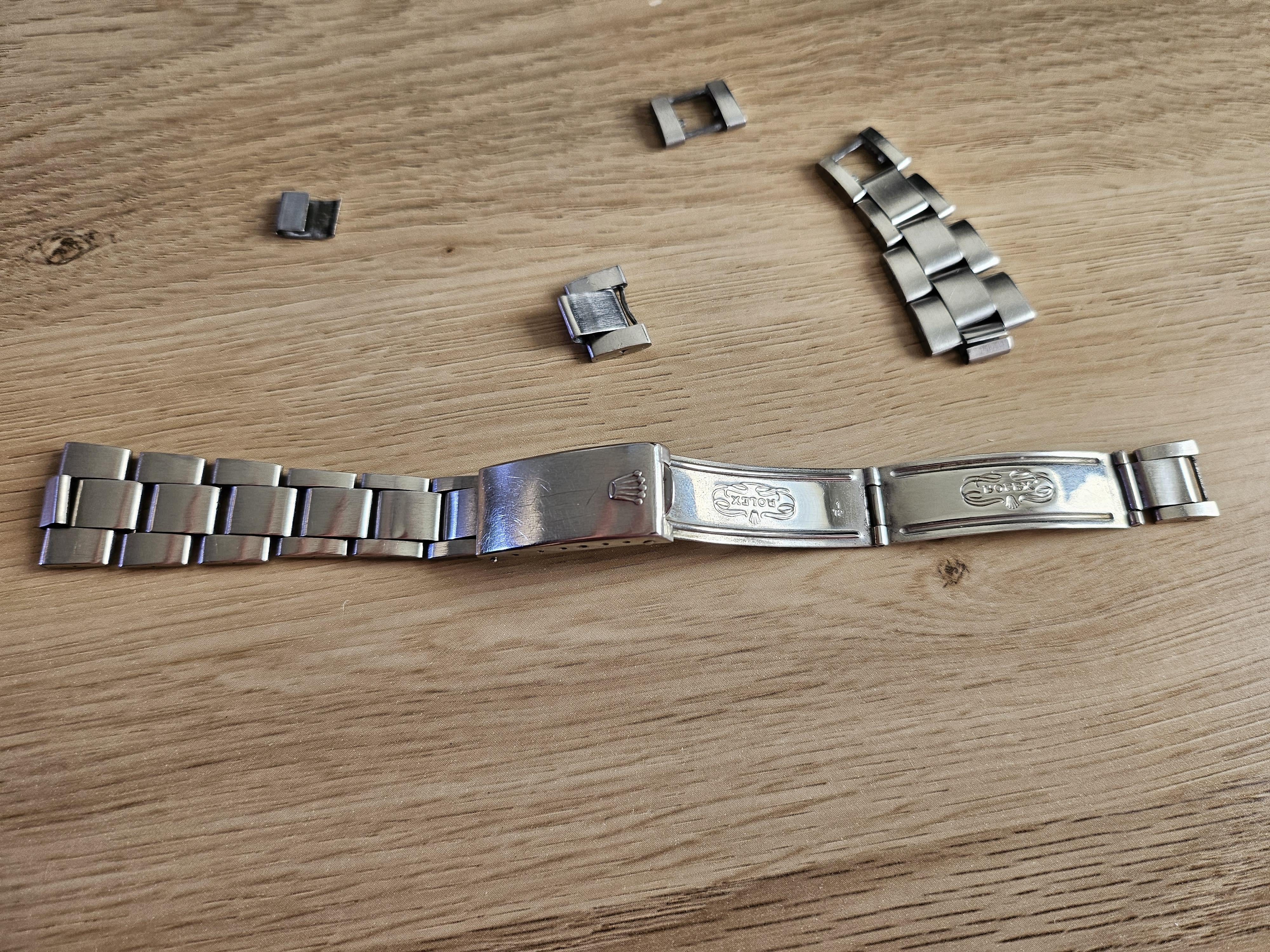 Rolex bracelet 2024 parts