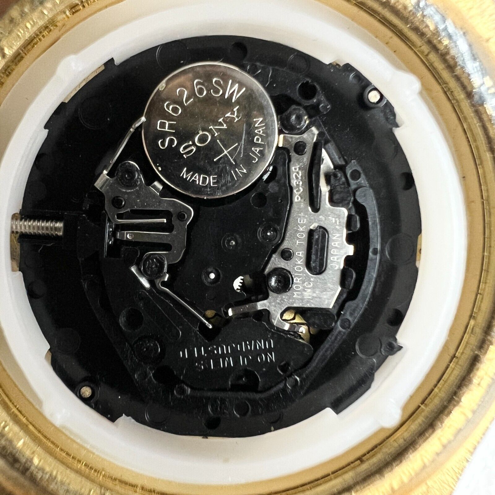 Vintage Omega Mens Watch 069797 Quartz Date Black Face