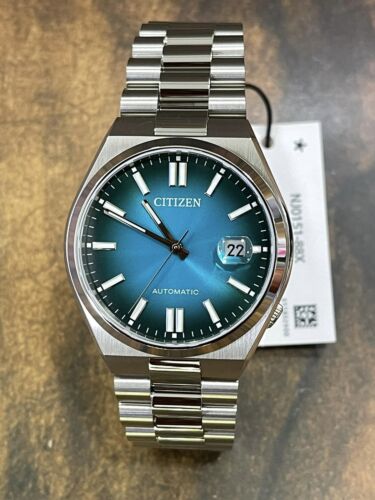New! Citizen Watch NJ0151-88X Tsuyosa Automatic Green Dial Stainless Steel  Strap
