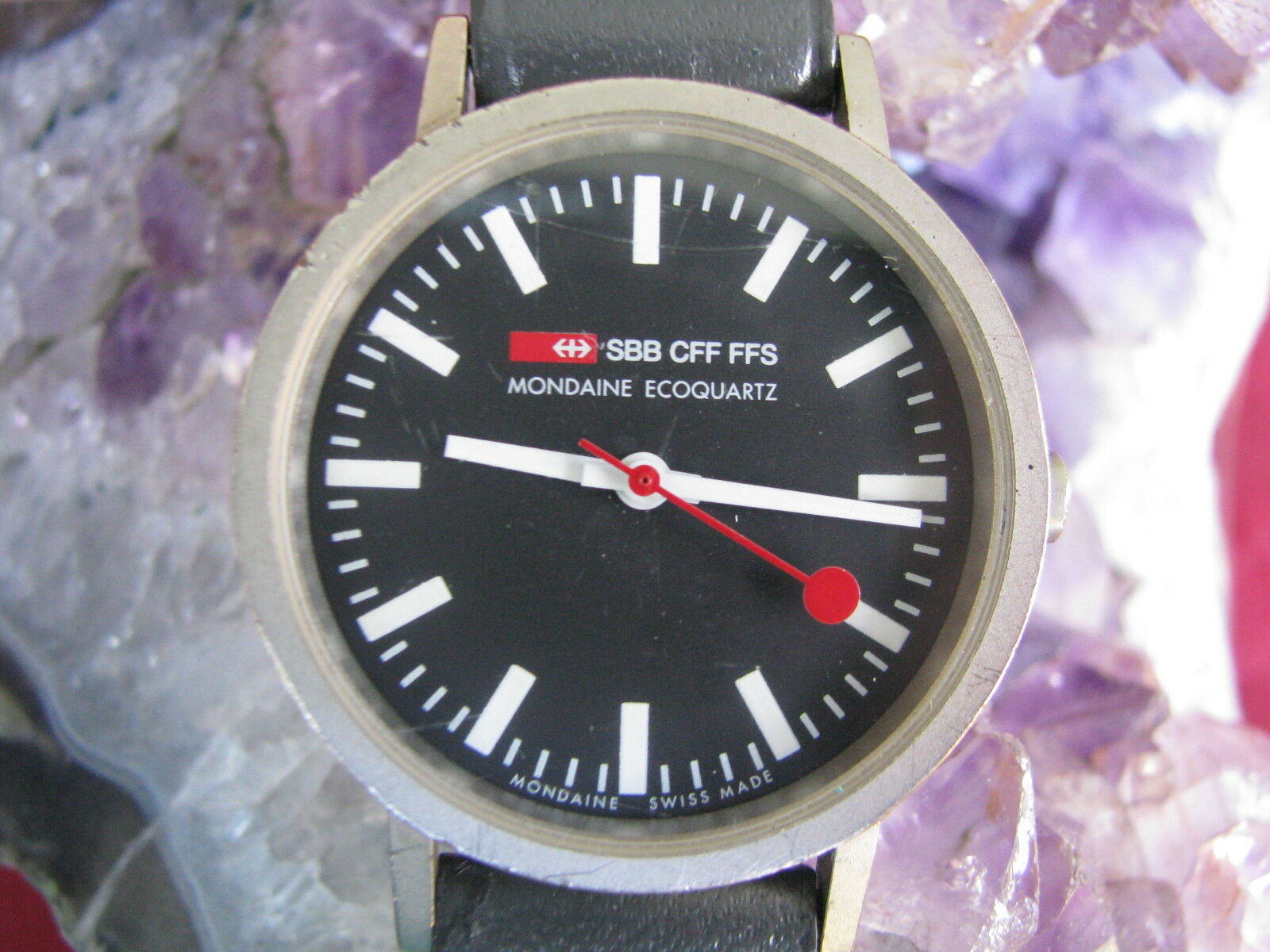 Vintage Mondaine Ecoquartz Swiss Made the