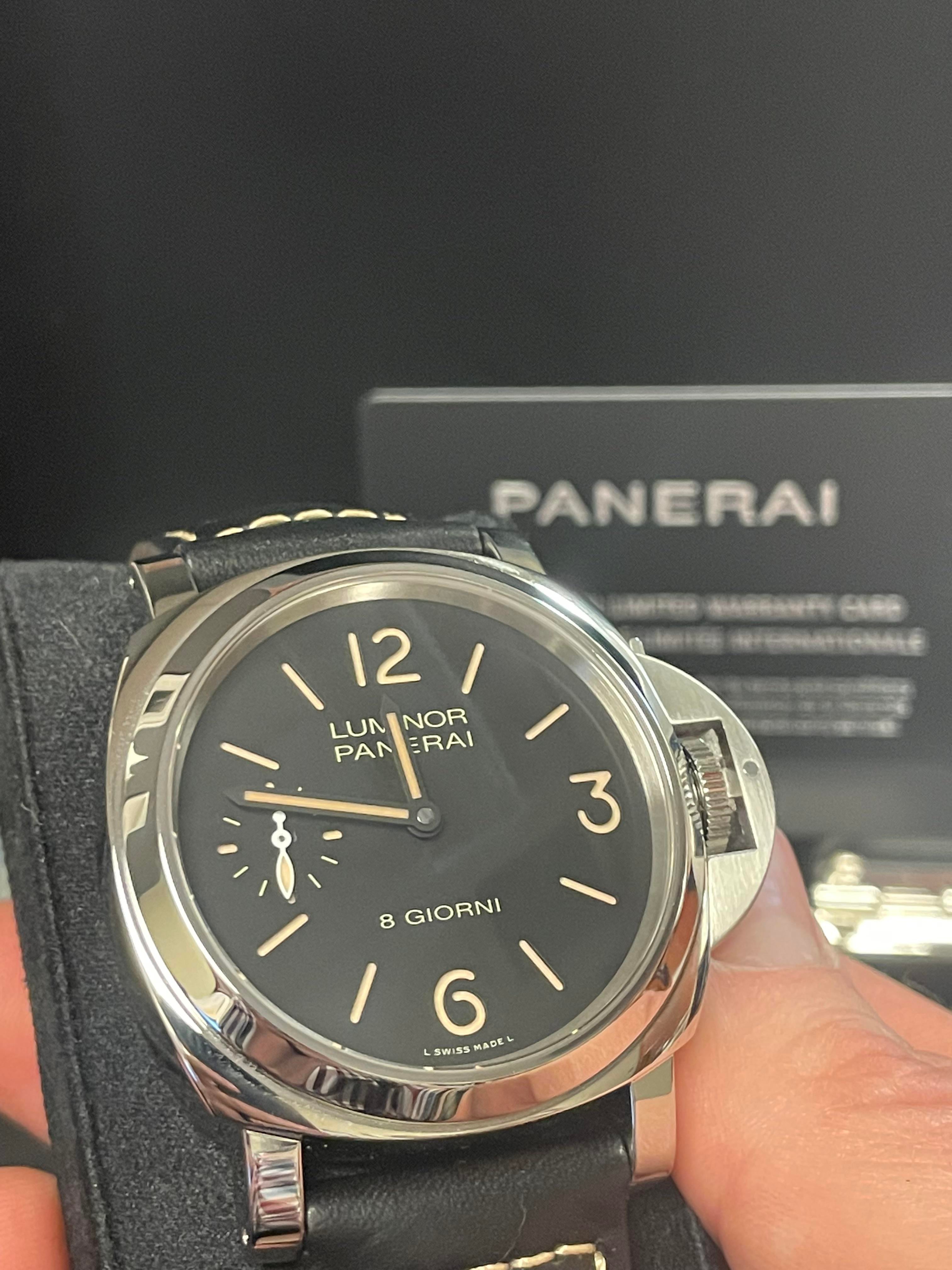 WTS Panerai Luminor PAM 00915 full kit as new warranty triple