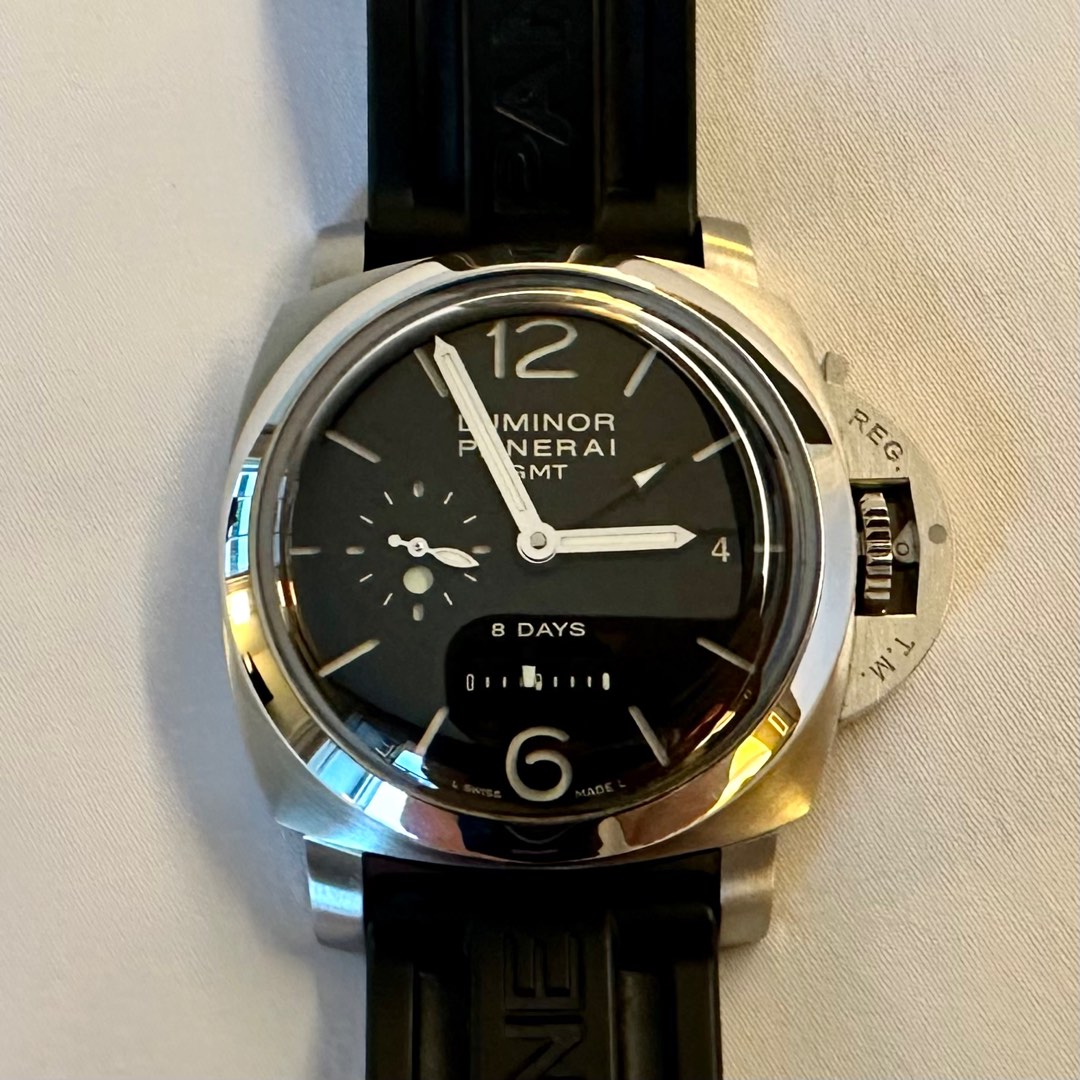 Panerai Luminor 1950 GMT 8 Days PAM 233 Dot Dial WatchCharts