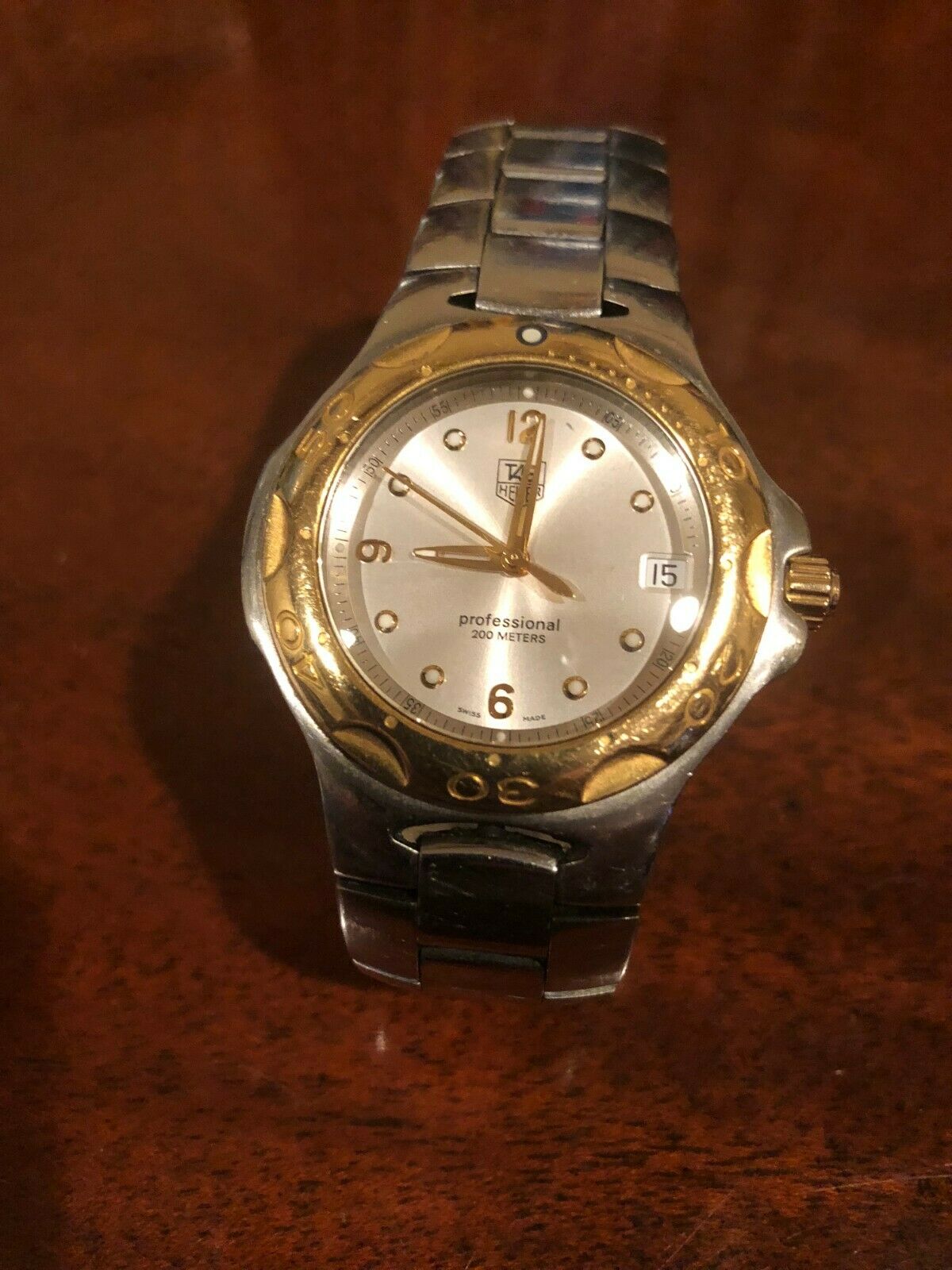 Men s Tag Heuer Kirium WL1150 18K Yellow Gold Stainless Steel