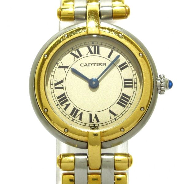 [New] [Used] Cartier Panther Vendome SM Watch SS × K18YG / 3 Low White ...