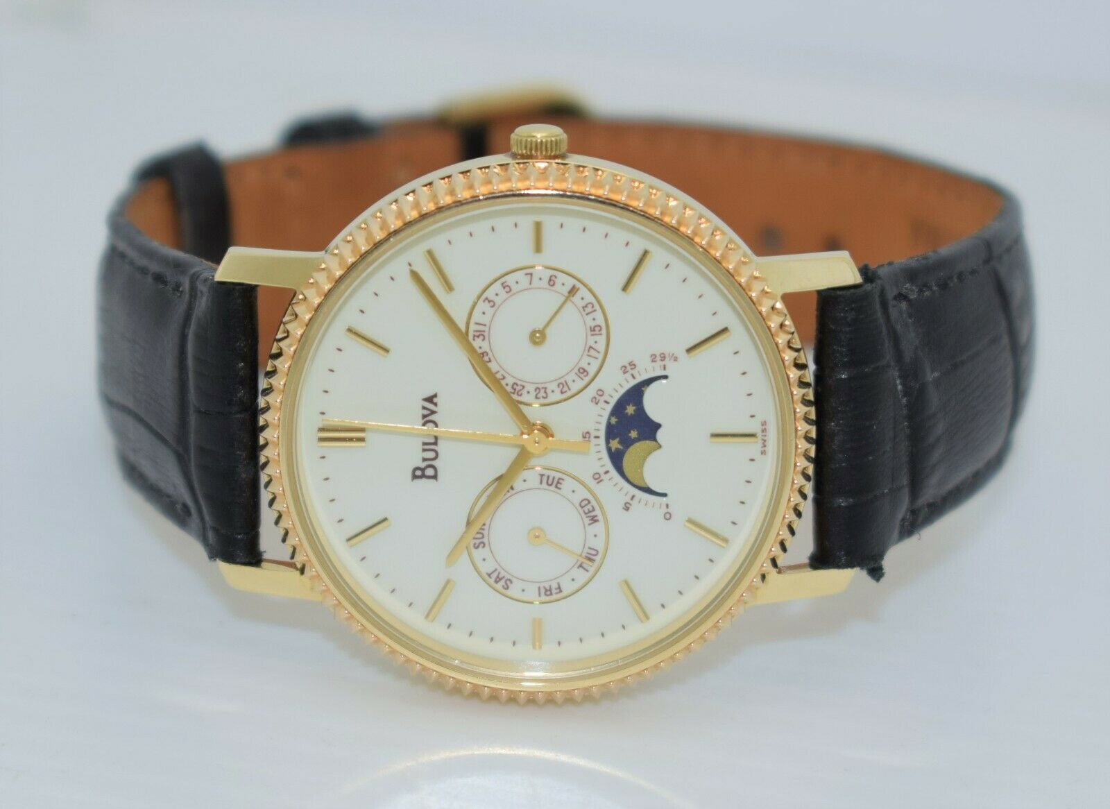 Bulova moon phase discount watch