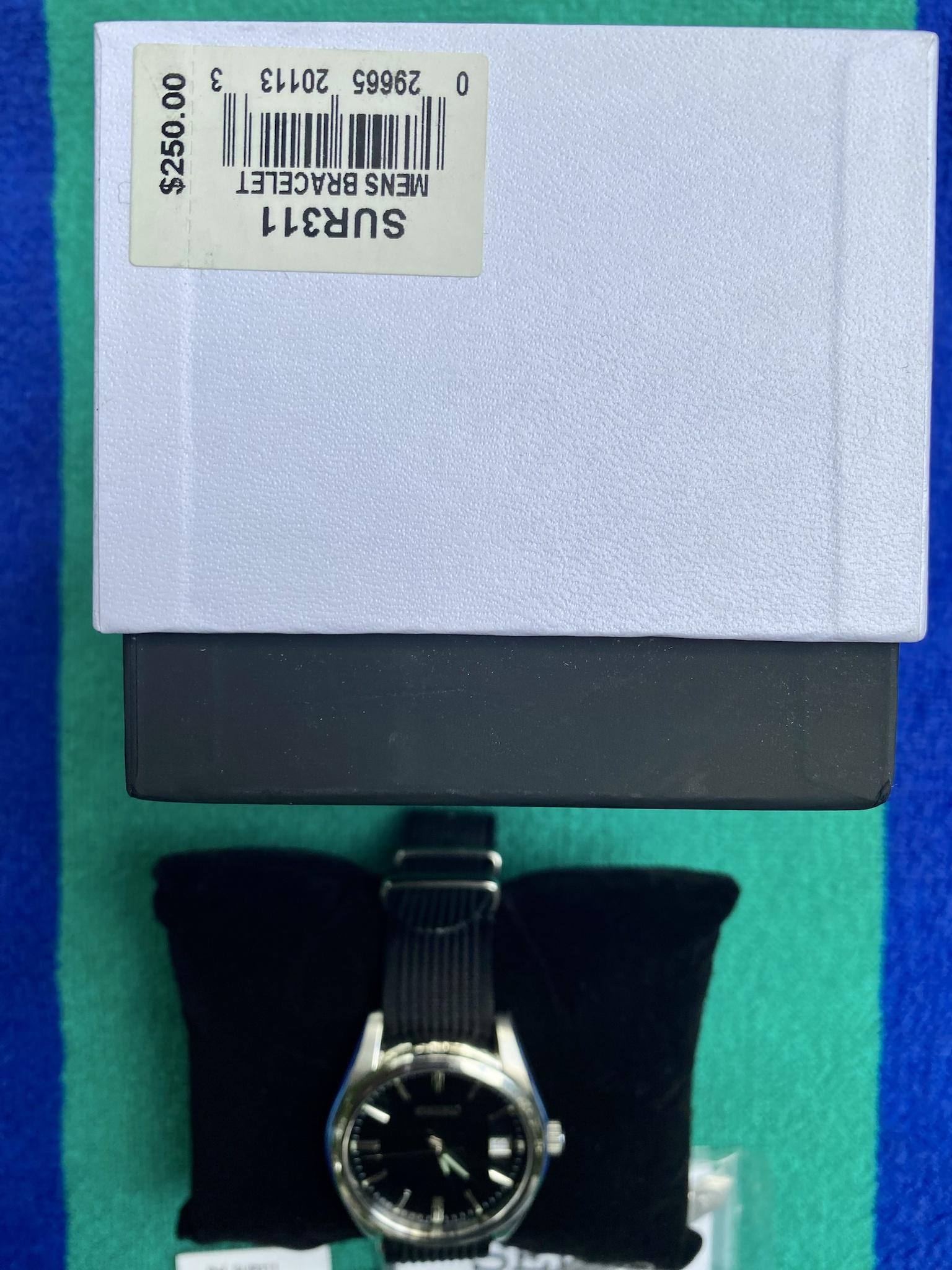 WTS] Seiko SUR311 - Essentials Collection - Black | WatchCharts