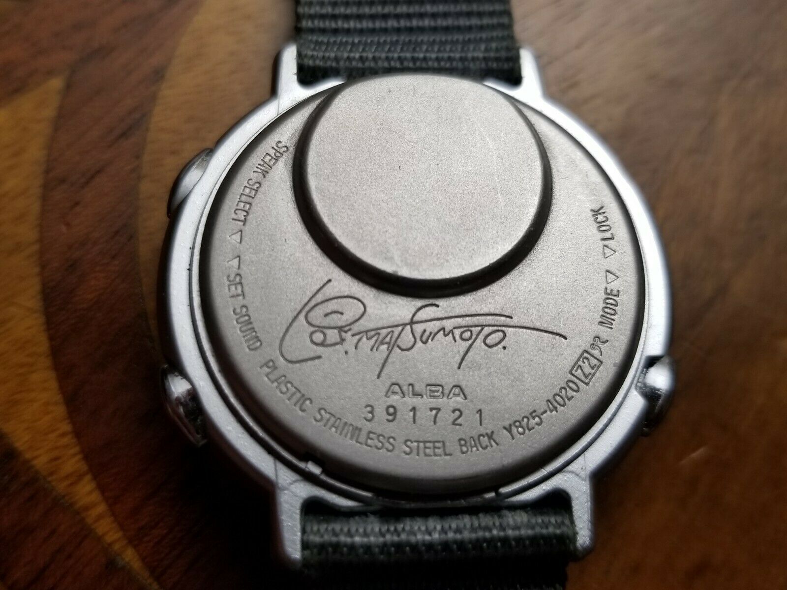 Rare 1983 Alba Seiko Astro Voice Alien Talking Watch Y825
