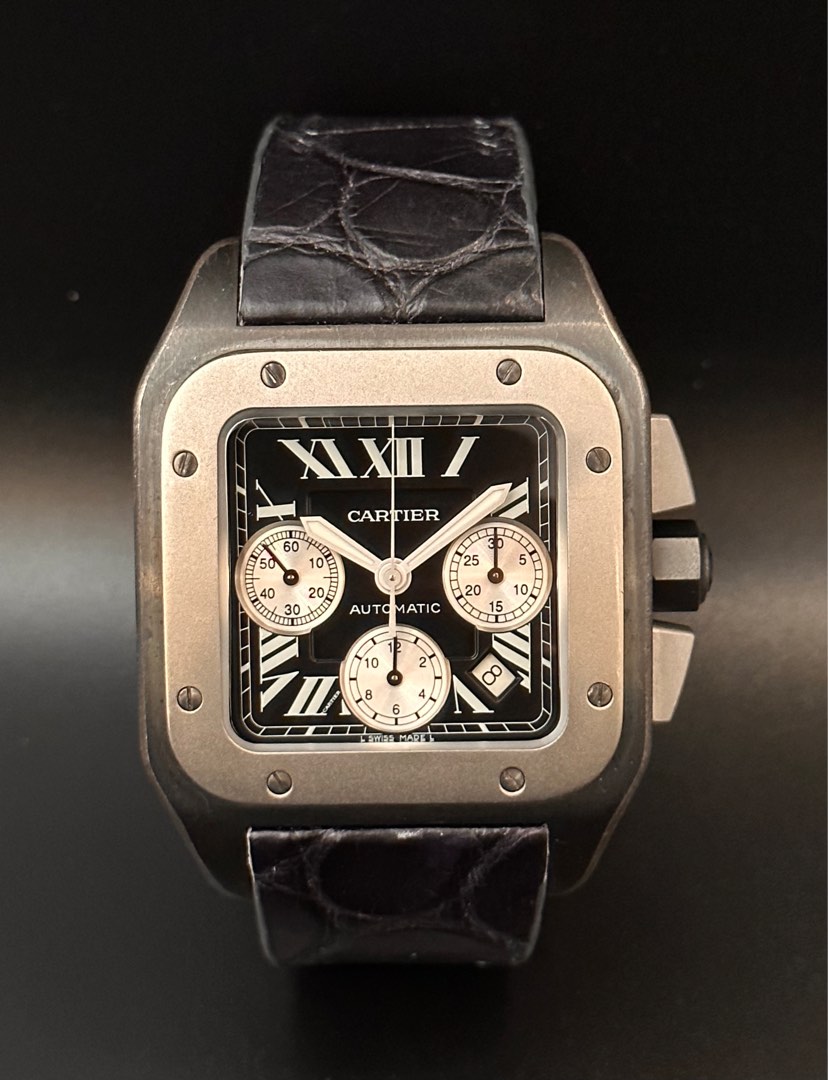 Cartier santos discount chronograph 100 xl