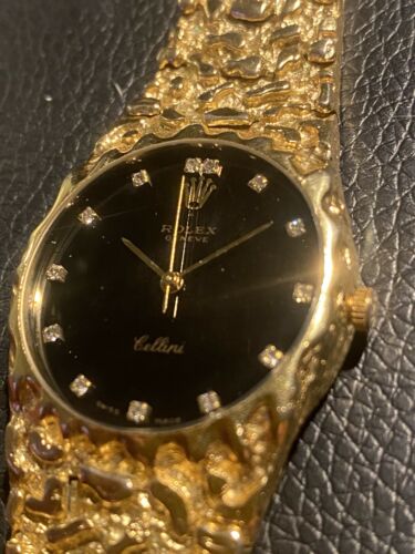 Gold nugget rolex watch for sale sale