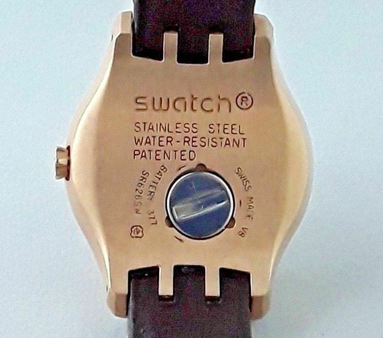 Swatch Irony YTG400 Men's Quartz Watch Stainless Brown In A