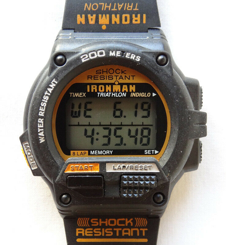 1997 MENS Vintage Timex Iron Man Triathlon 8 Lap 746 Men's Watch