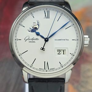 Vintage Fossil TG-4012 Triple Date Moon Phase Watch 1994  display picture 1