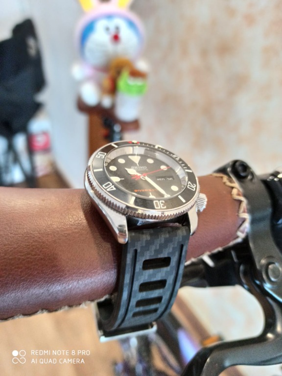 Isofrane Style Carbon Fibre Print Diver watch