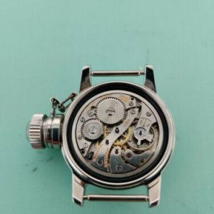 BULOVA USN BUSHIPS MILITARY WATCH with NEW CANTEEN CASE