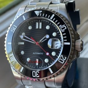 WTS] REDUCED! Omega Seamaster 300 Homage, Modded Pagani Submariner with  Sapphire, Seiko Automatic Movement Running Very Accurately, and Unworn  Solid Link Bracelet, Full Kit just $169 Shipped! | WatchCharts