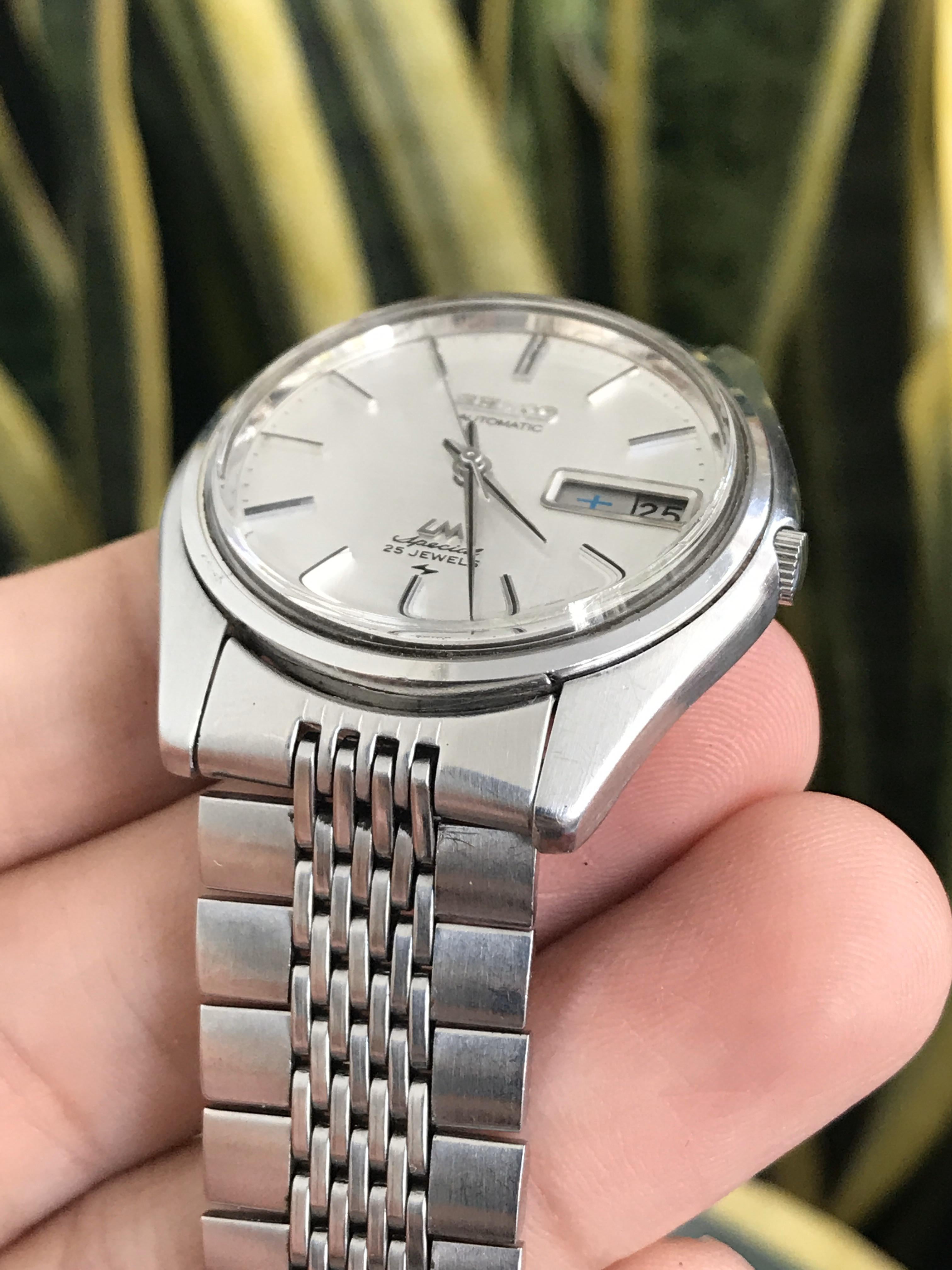 WTS] 1970 Seiko LM Special Linen dial 5206-6010 snap daydate