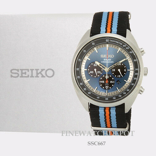 seiko recraft series ssc667 chronograph watch