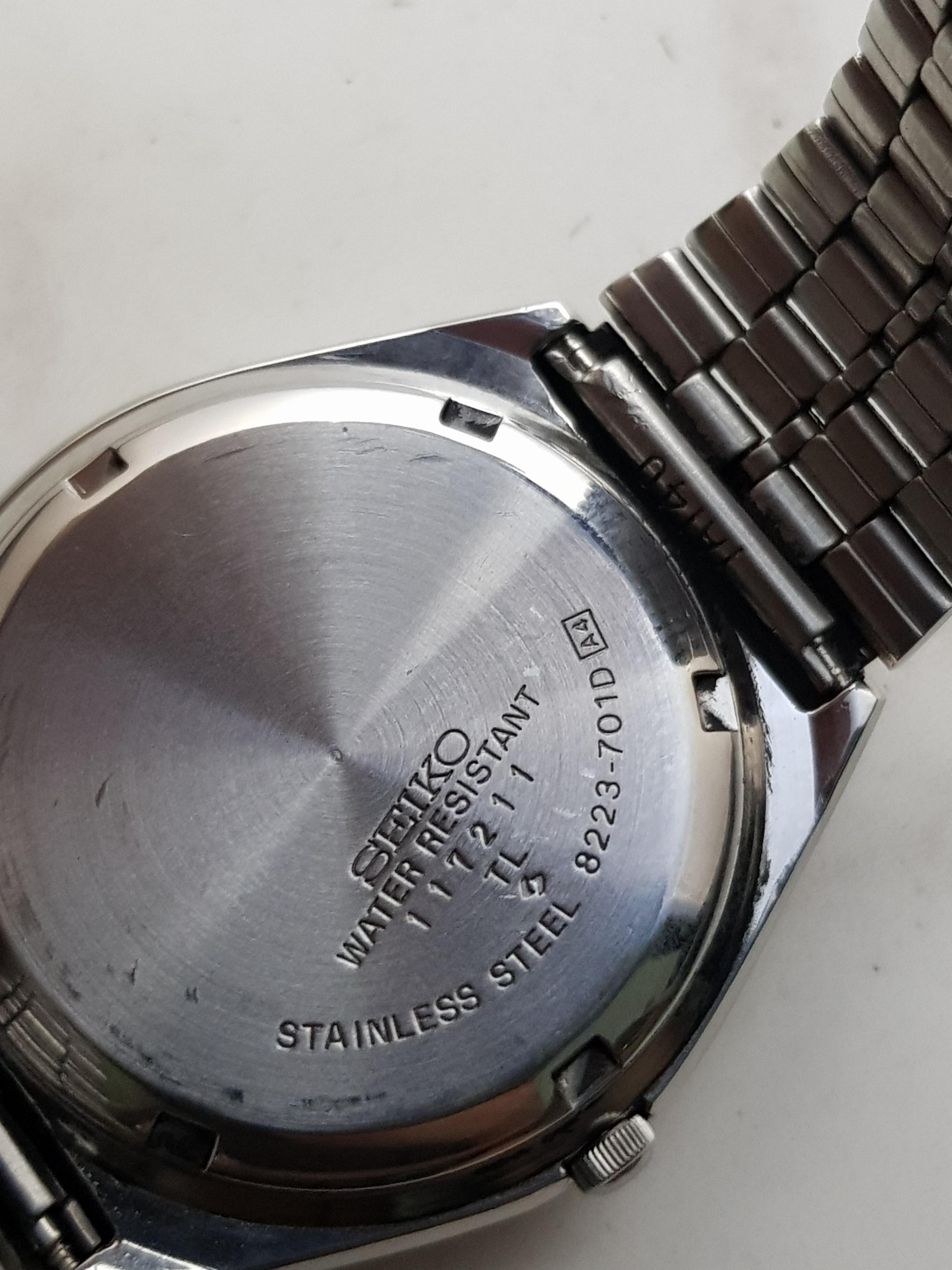 WTS] Seiko Type II 8223-701D Textured Blue Dial | WatchCharts 