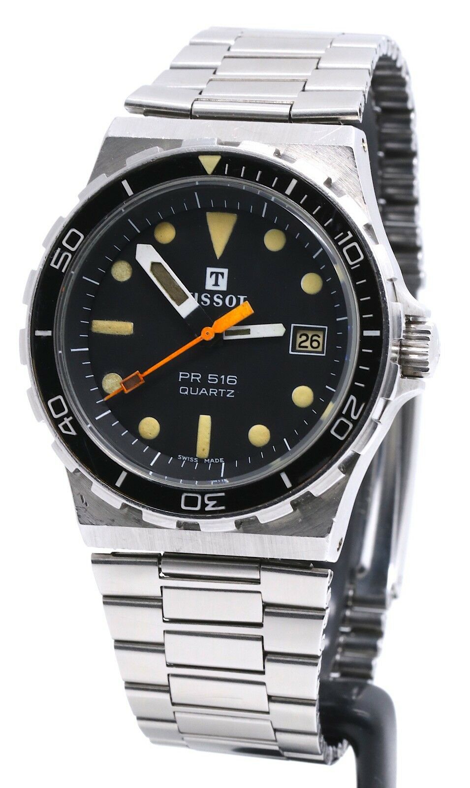 Vintage Tissot PR 516 Divers Cal 2031 Bakelite Bezel Wrist Watch