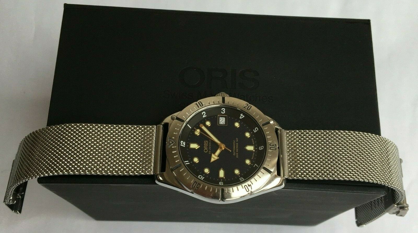 ORIS 7401 稼働 Oris B 7401 Swiss automatic diver's watch | WatchCharts Marketplace