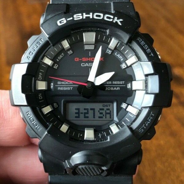 Casio G Shock Ga 800 1a Resin Digital Mens Watch Black Ga800 “poor Man