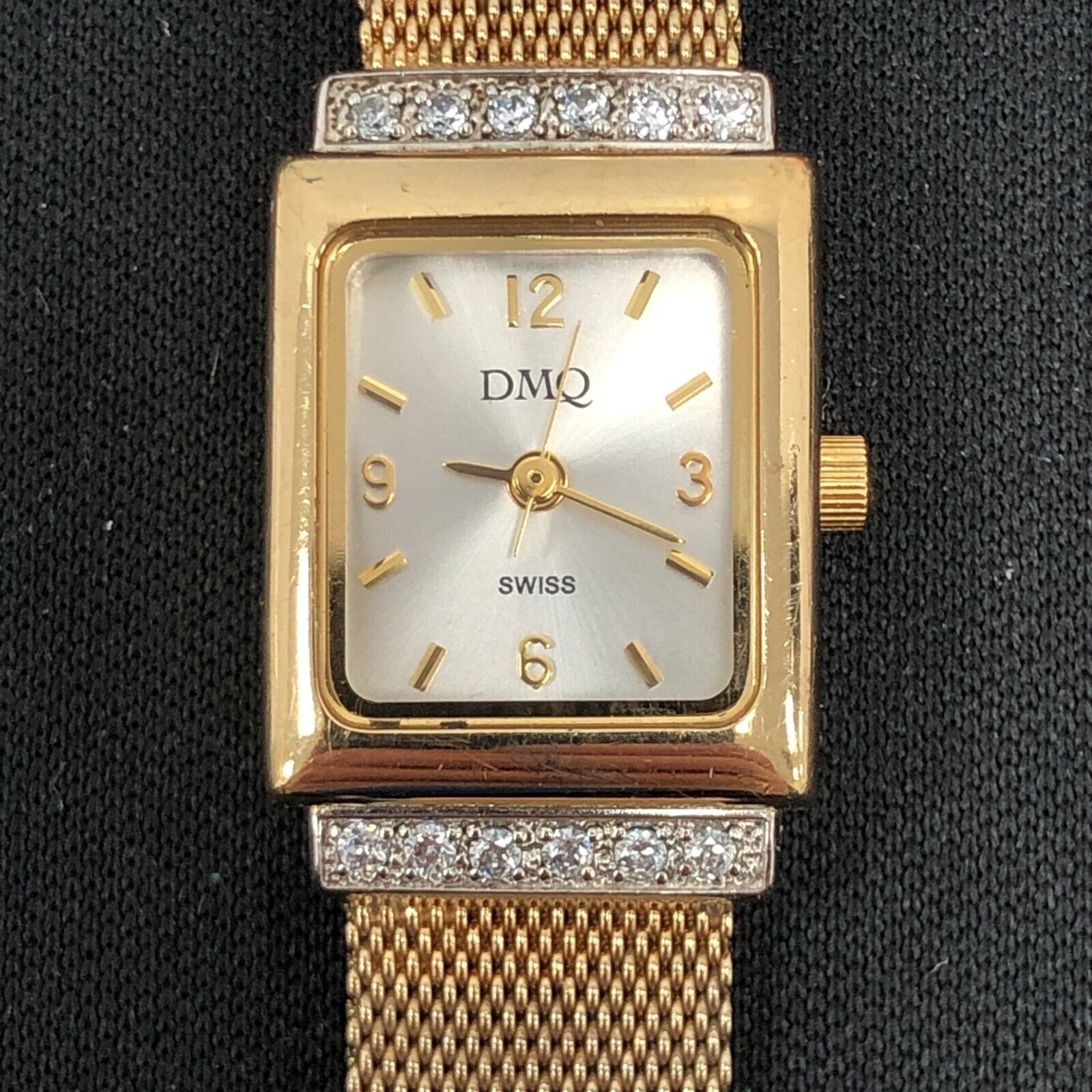DMQ Watch Oval two toned with rhinestones | eBay