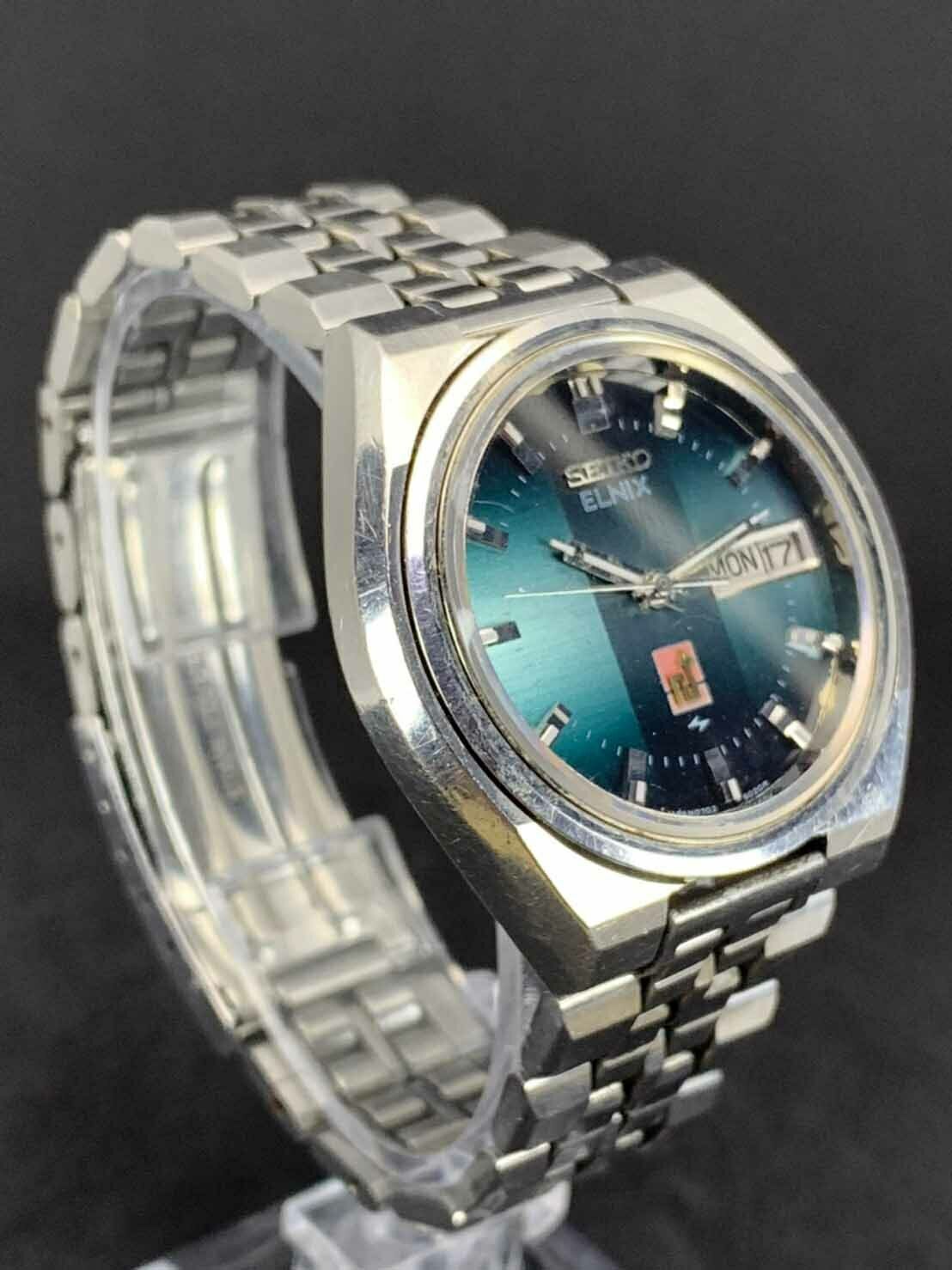 Vintage SEIKO ELNIX 0703-6020 Electronic Mechanical Wrist