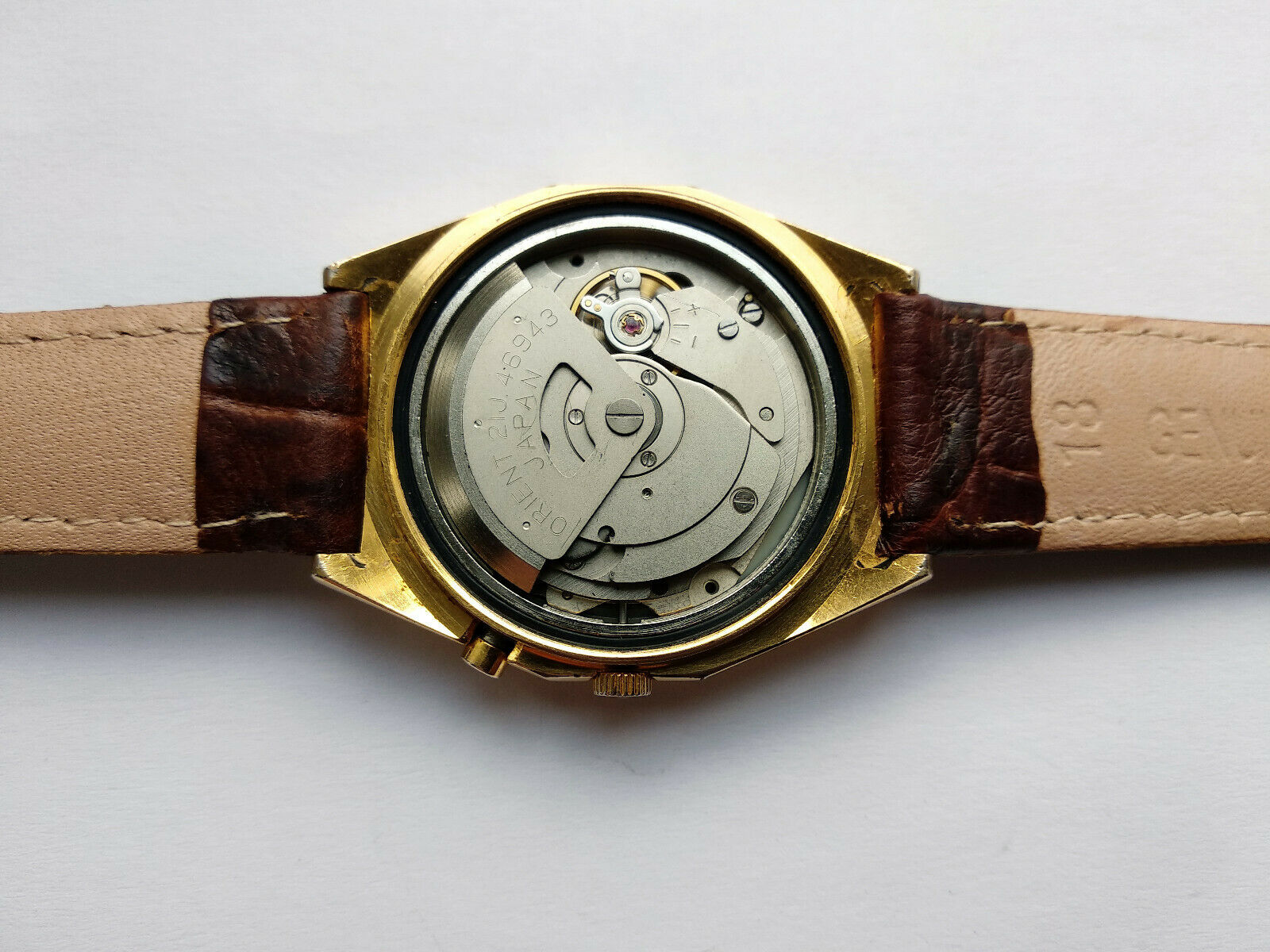 洋楽 L o r i G o l d Orient Automatic Japan OS L469648 Excellent wristwatch 21 Jewels