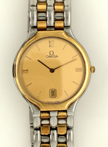 Omega DeVille Symbol 32mm Quartz Watch W/ Two-Tone Bracelet 196.0316  396.1016 | WatchCharts