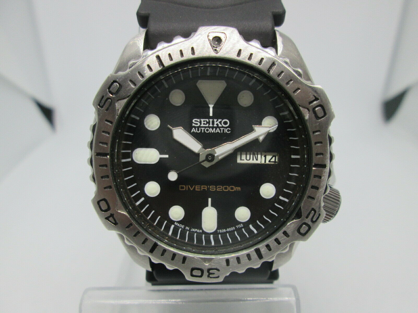 極上美廃盤極希少SEIKO DIVER7s26-7020精度OKSKX171k1 極上美廃盤極