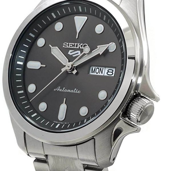 Seiko 5 Sports Gray Men's Watch - SRPE51 | WatchCharts