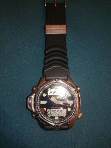 CITIZEN 1996 DIVER MEN WATCH GN-4-S AQUALAND DUPLEX 200M WR