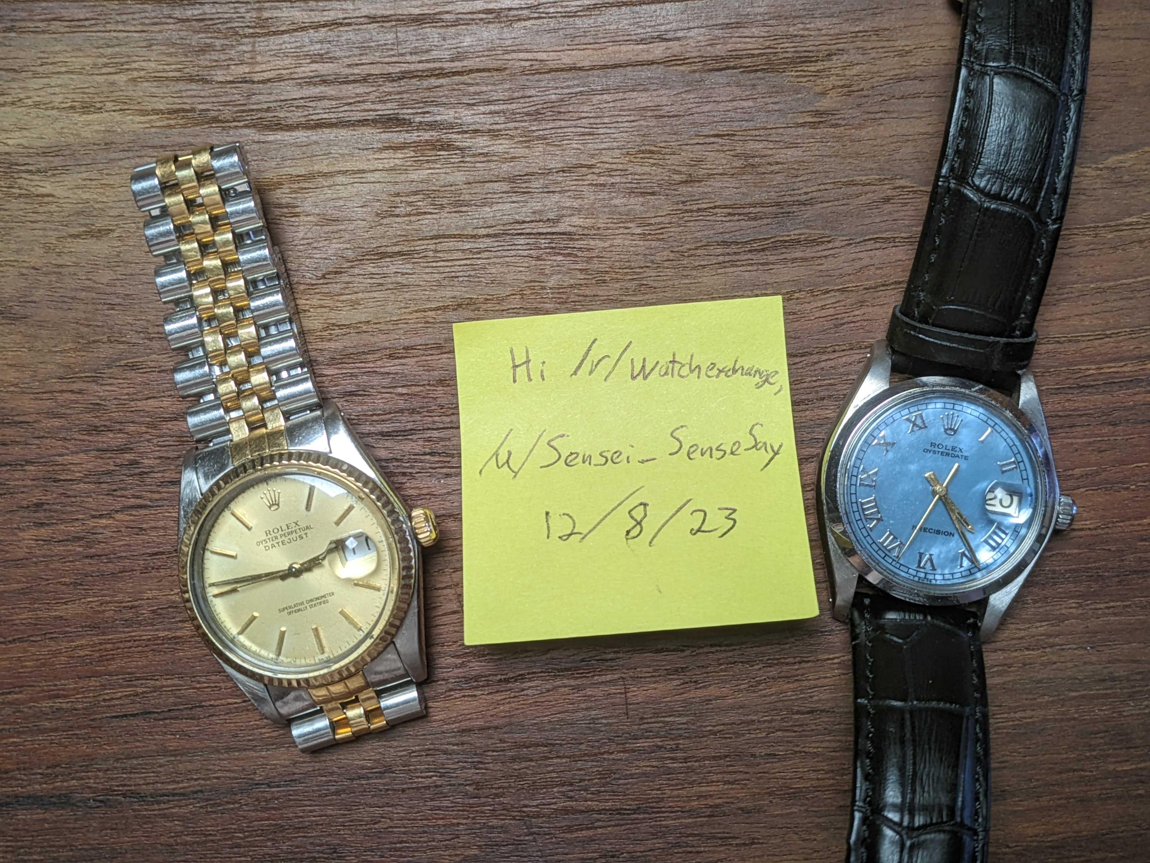 WTS Rolex s Datejust Oysterdate Watches Only Great beginner