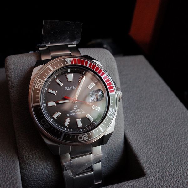 For sale new SEIKO Samurai ZIMBE limited edition +rubber strap