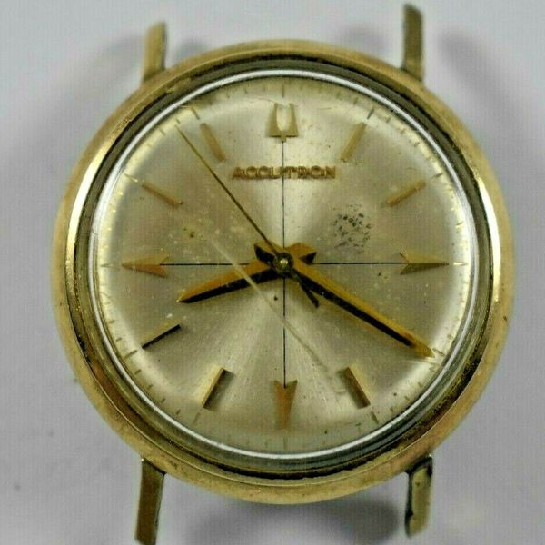 Vintage 1962 M2 Bulova Accutron Tuning Fork 214 Hidden Crown Wrist ...