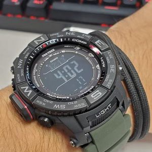 Casio Pro Trek Climber Line Prw 50t 7acr Titanium Watch New In Box 42mm Bezel Watchcharts