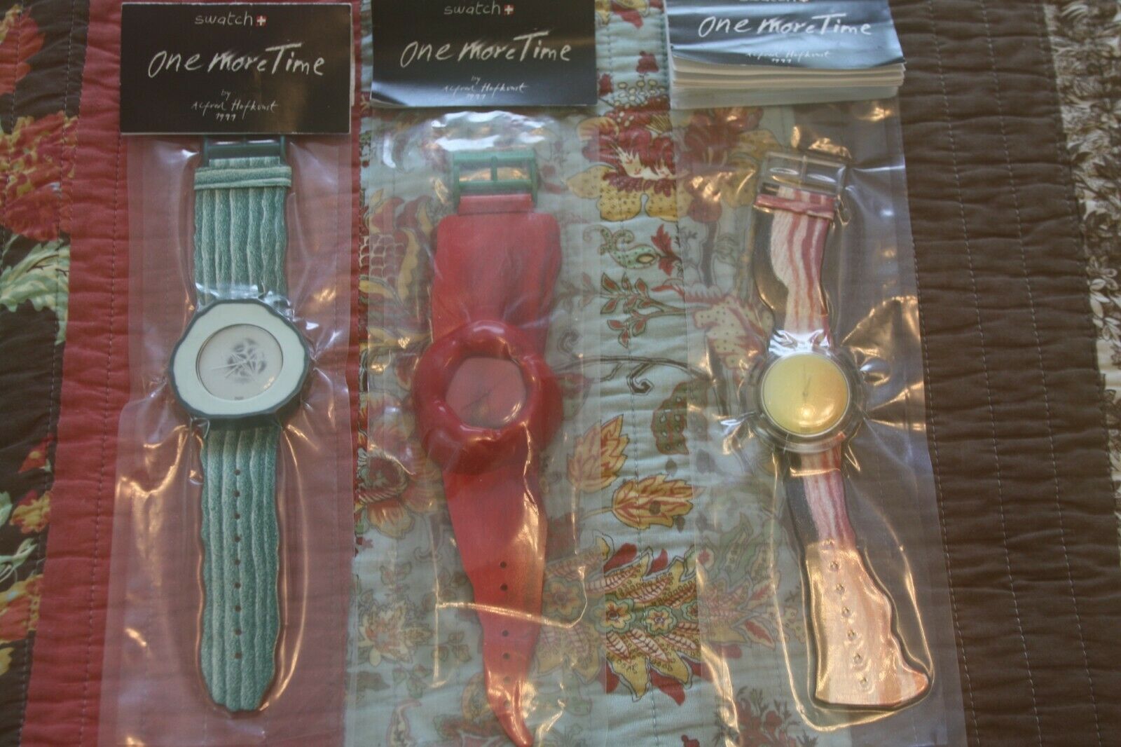 NOS Swatch Watch Veggie Set 1991 One More Time by Alfred Hofkunst New! 3  Watches | WatchCharts