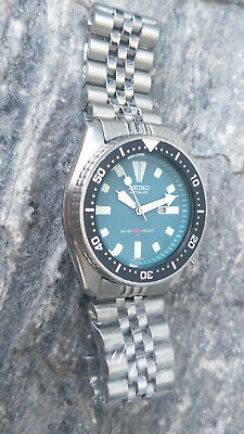 VINTAGE SEIKO DIVER 4205-0156 GREEN MOD AUTOMATIC UNISEX WATCH S.N: 530295  | WatchCharts Marketplace