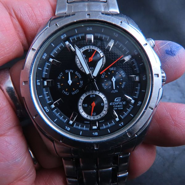 EF-328 Casio Daydate Month 24 Hours Quartz Men Watch | WatchCharts ...