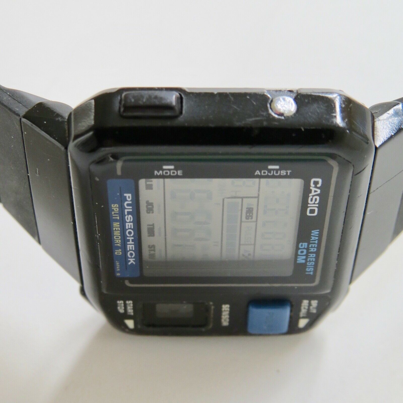 時計 CASIO 509 JP-100W NEW BATTERY CASIO - Pulse Watch- JO-100W - 509 Module - New Strap & Battery