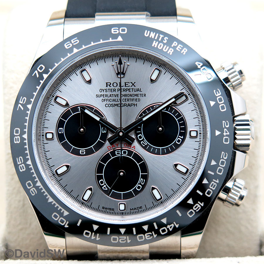 Rolex daytona online caoutchouc