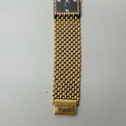 Longines QWR HT1965 Swiss 1500 Gold Rectangular Dress Watch