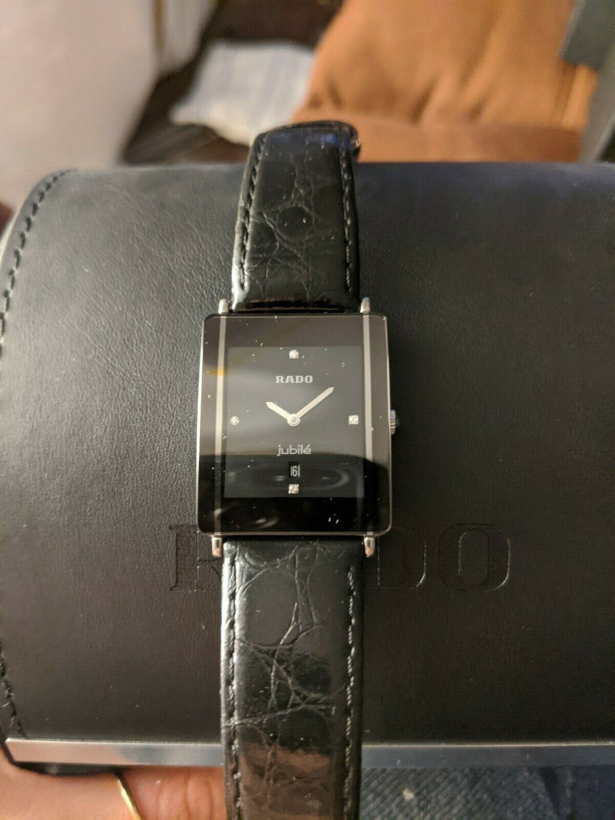 rado diastar leather strap