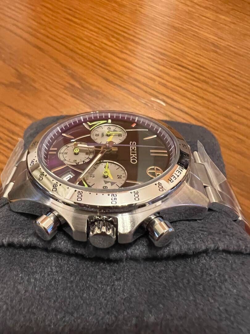 Seiko x Evangelion watch 500 series Shinkansen 25th anniversary