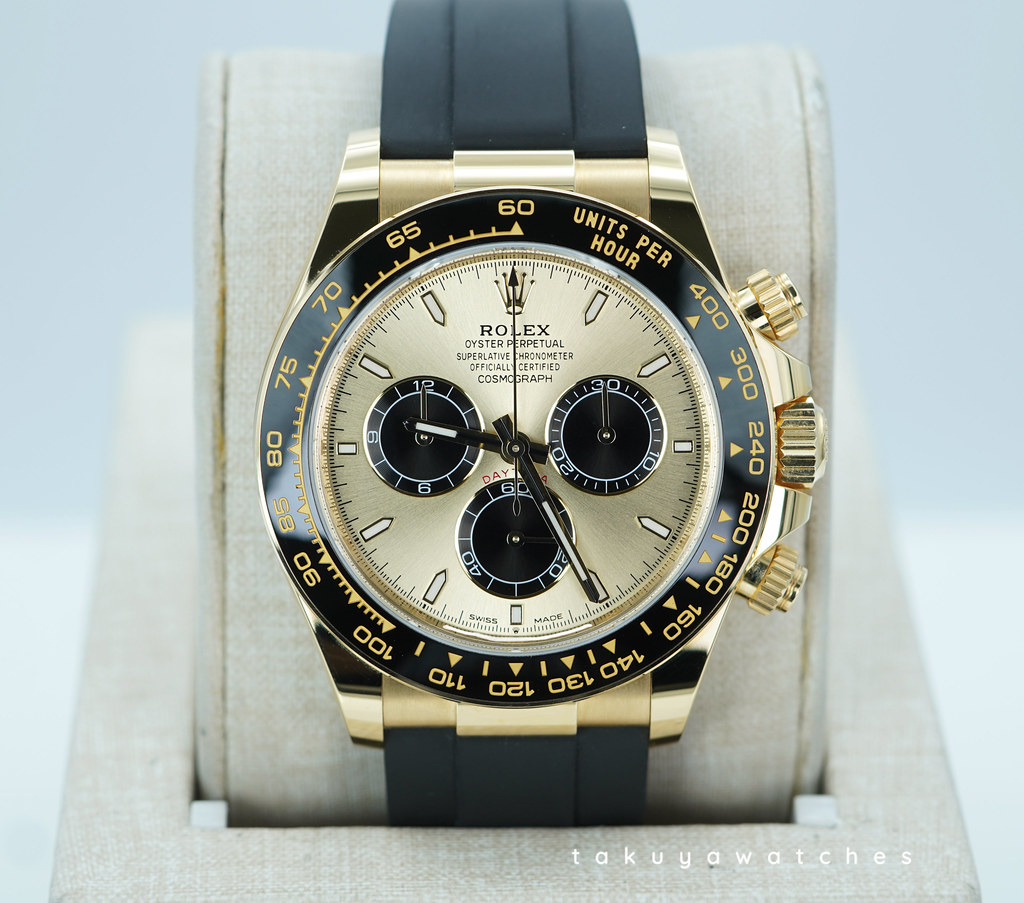 FSOT:MINT Rolex 126518LN DAYTONA YELLOW GOLD PIKACHU OYSTERFLEX